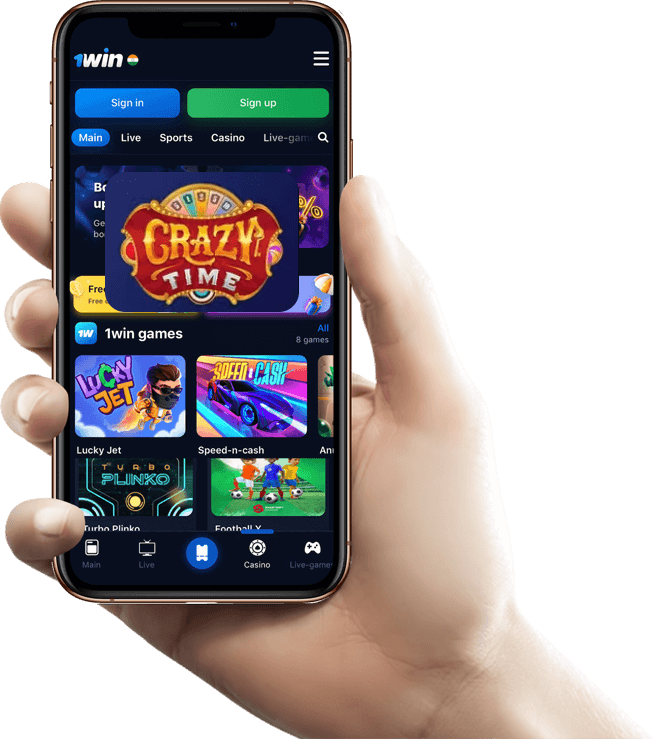 Simple steps how to start playing Crazy Time Live Game at 1win